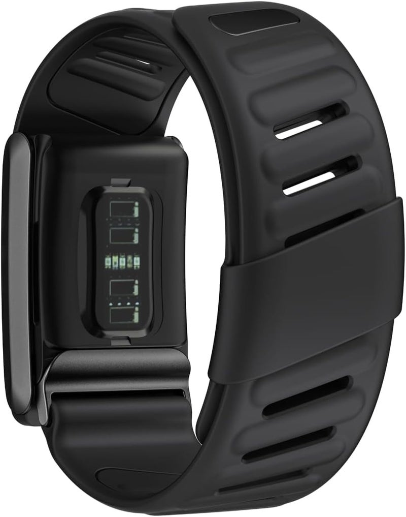 Dado Comfort Durable Silicone Wristband Compatible with WHOOP 4.0 Band, Soft Silicone Sports Loop Strap for Men & Women, with U Shapped Connector - Image 2